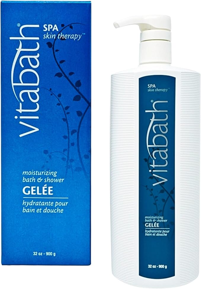 Vitabath Spa Skin Therapy Bath & Shower Gelee Moisturizing Body Cleanser - Floral Extracts & Sandalwood - 32 oz - Image 2
